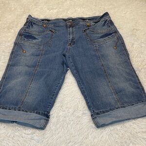 Apollo Jeans CAPRIS Blue Denim WOMENS SIZE 19/20